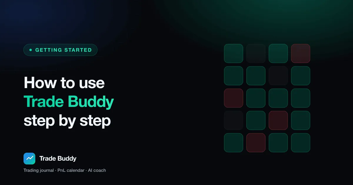 Step-by-step walkthrough of the Trade Buddy trading journal app for iPhone