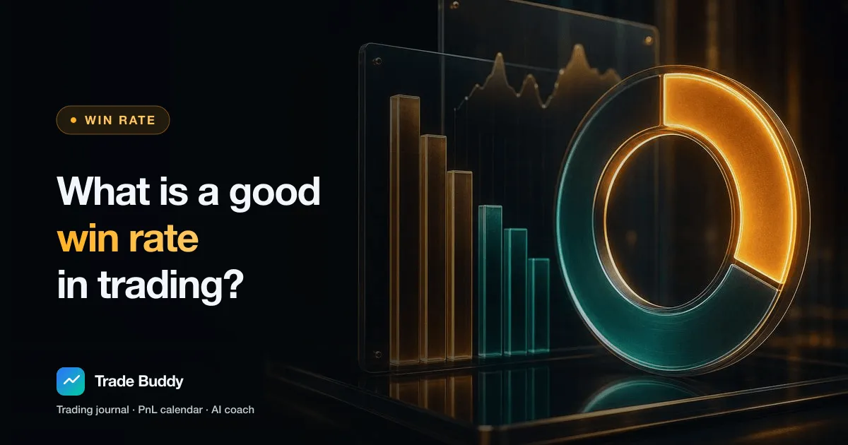 Win rate and performance metrics in the Trade Buddy trading journal analytics
